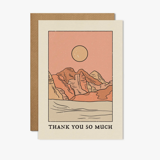 "thank you so much" card