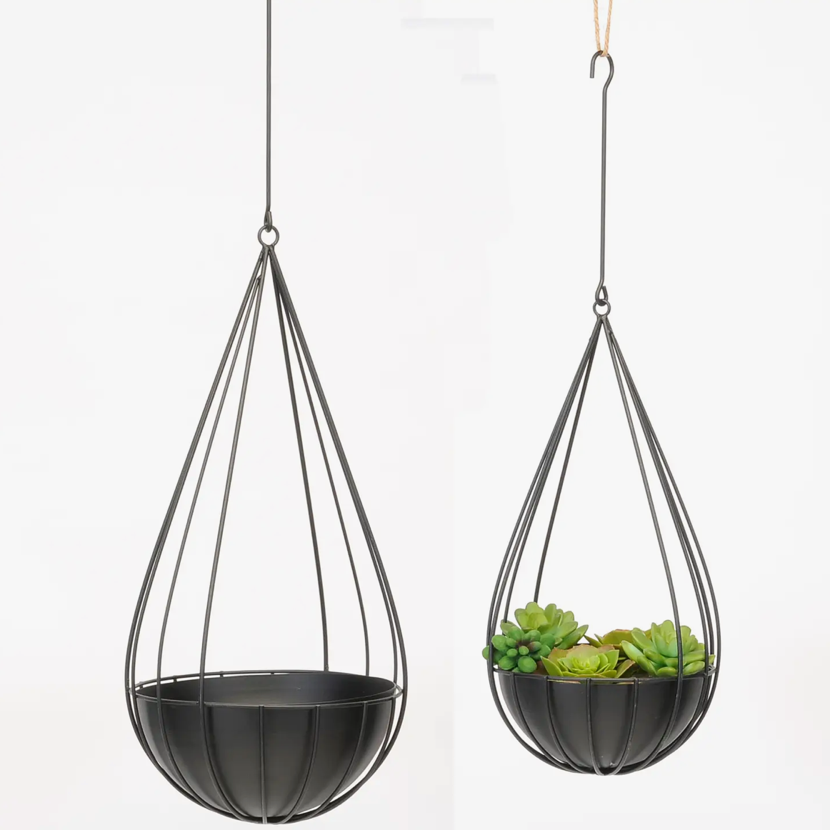 hanging plant bowls