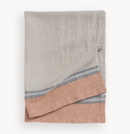 stripe linen hand towel
