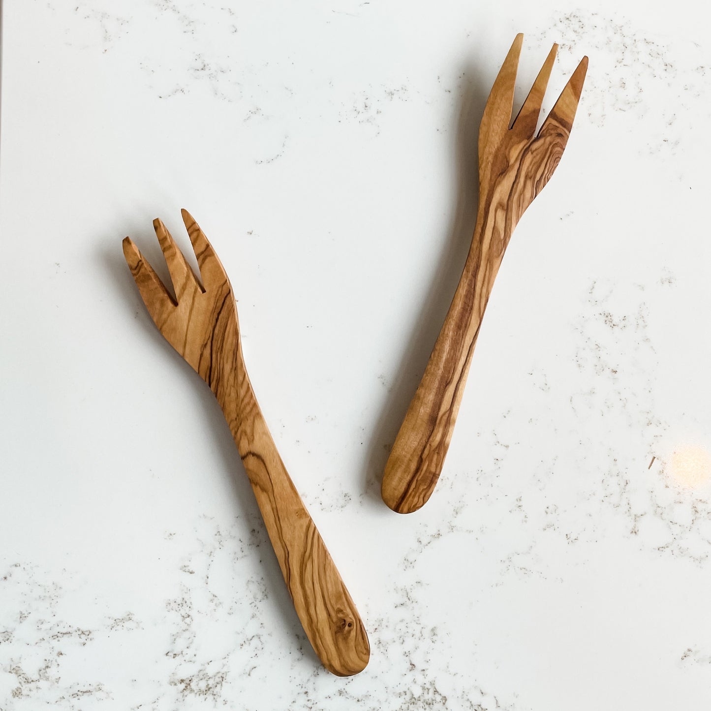 olive wood tapas fork