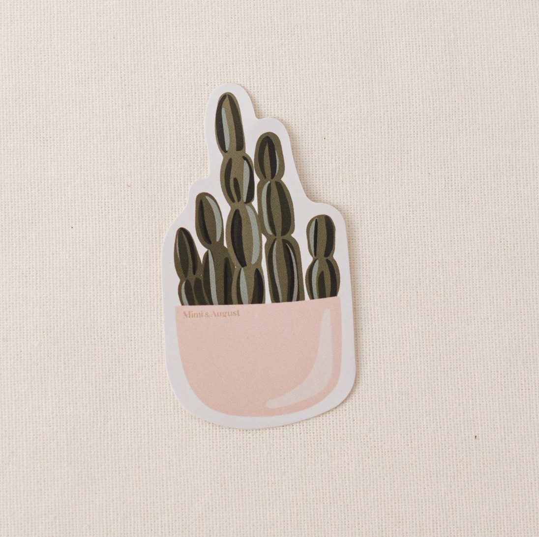 cactus party sticker